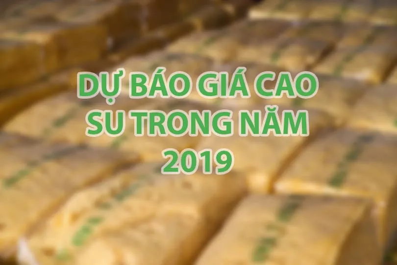 Dự báo giá cao su trong năm 2019