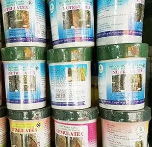 Các sản phẩm thuốc kích thích mủ cao su chứa hoạt chất Ethephon