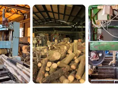 Sản xuất gỗ ghép cao su tại xưởng