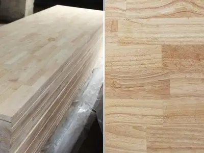 Gỗ cao su sau khi qua xử lý hóa lý